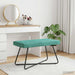 Bank Turquoise 80 x 40 x 45 cm fluweel