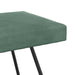 Bank Zeegroen 80 x 40 x 45 cm fluweel