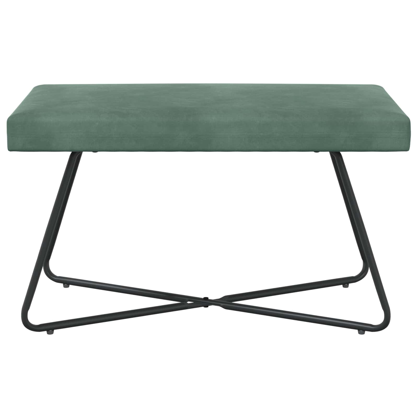 Bank Zeegroen 80 x 40 x 45 cm fluweel