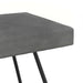 Bank Donkergrijs 110 x 40 x 45 cm fluweel