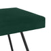 Bank Donkergroen 110 x 40 x 45 cm fluweel