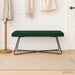 Bank Donkergroen 110 x 40 x 45 cm fluweel