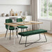 Bank Donkergroen 110 x 40 x 45 cm fluweel