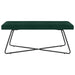 Bank Donkergroen 110 x 40 x 45 cm fluweel