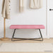 Bank Roze 110 x 40 x 45 cm fluweel