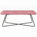 Bank Roze 110 x 40 x 45 cm fluweel