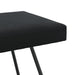 Bank Zwart 110 x 40 x 45 cm fluweel