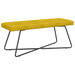 Bank Geel 110 x 40 x 45 cm fluweel
