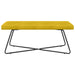 Bank Geel 110 x 40 x 45 cm fluweel