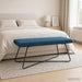 Bank Blauw 110 x 40 x 45 cm fluweel