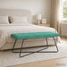 Bank Turquoise 110 x 40 x 45 cm fluweel