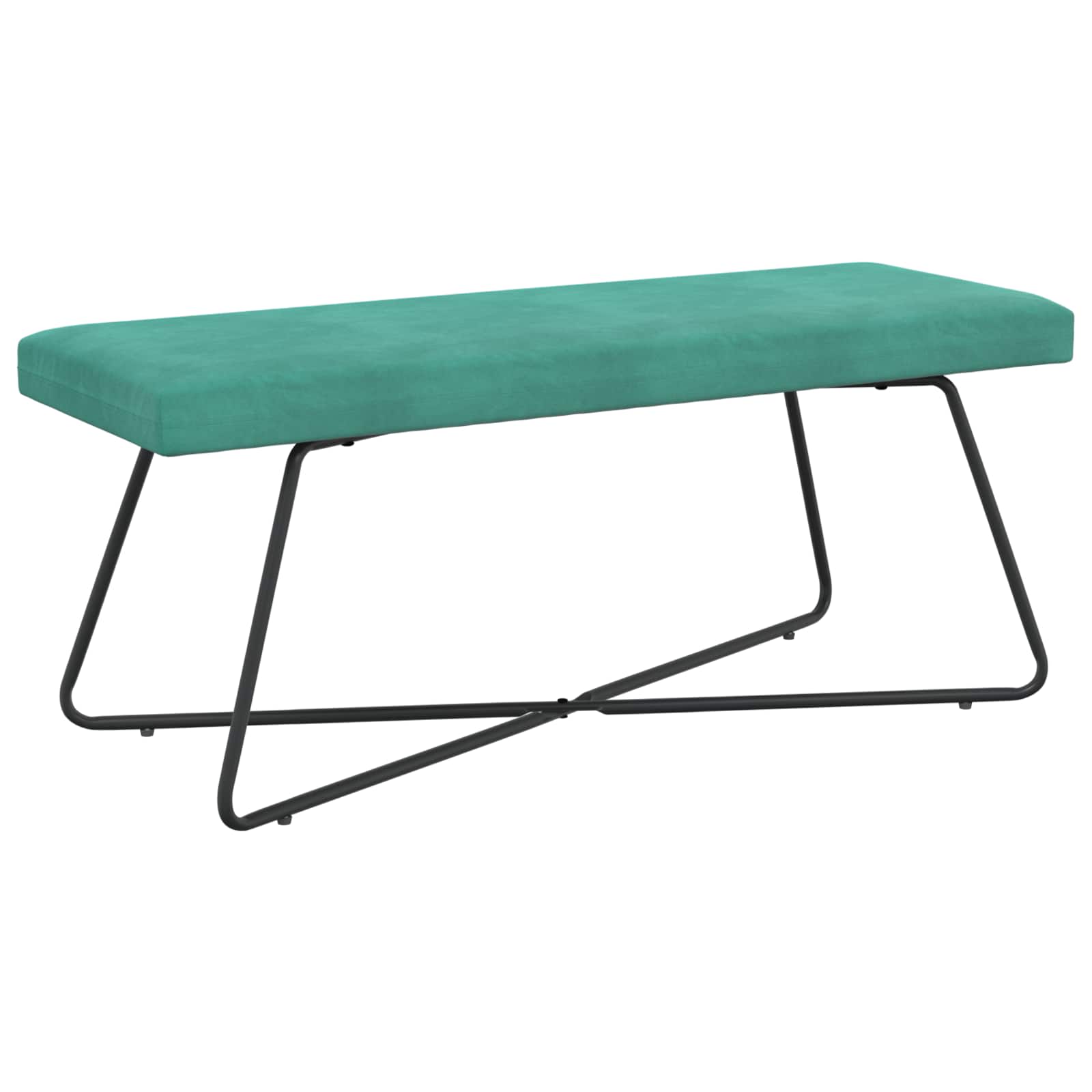 Bank Turquoise 110 x 40 x 45 cm fluweel