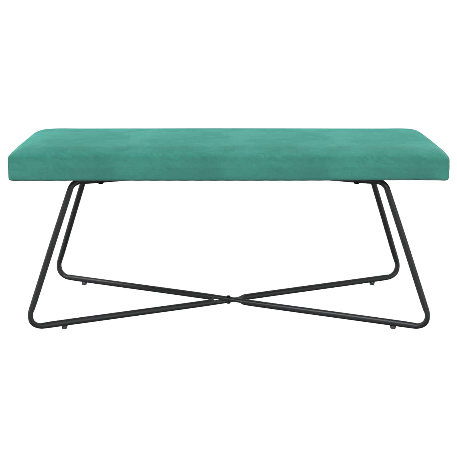 Bank Turquoise 110 x 40 x 45 cm fluweel