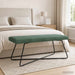 Bank Zeegroen 110 x 40 x 45 cm fluweel