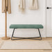 Bank Zeegroen 110 x 40 x 45 cm fluweel