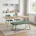 Bank Zeegroen 110 x 40 x 45 cm fluweel
