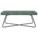 Bank Zeegroen 110 x 40 x 45 cm fluweel