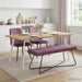 Bank Paars 110 x 40 x 45 cm fluweel