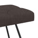 Bank met knoopverstelling Donkerbruin 80 x 40 x 46 cm Stof