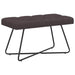 Bank met knoopverstelling Donkerbruin 80 x 40 x 46 cm Stof