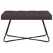 Bank met knoopverstelling Donkerbruin 80 x 40 x 46 cm Stof