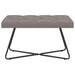 Bank met knoopverstelling Taupe 80 x 40 x 46 cm Stof