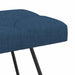 Bank met knoopverstelling Blauw 80 x 40 x 46 cm Stof