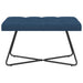 Bank met knoopverstelling Blauw 80 x 40 x 46 cm Stof