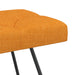 Bank met knoopverstelling Donkergeel 80 x 40 x 46 cm Stof