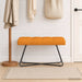 Bank met knoopverstelling Donkergeel 80 x 40 x 46 cm Stof