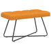 Bank met knoopverstelling Donkergeel 80 x 40 x 46 cm Stof