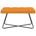Bank met knoopverstelling Donkergeel 80 x 40 x 46 cm Stof