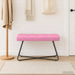 Bank met knoopverstelling Roze 80 x 40 x 46 cm Stof