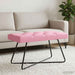 Bank met knoopverstelling Roze 80 x 40 x 46 cm Stof