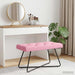 Bank met knoopverstelling Roze 80 x 40 x 46 cm Stof