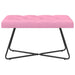Bank met knoopverstelling Roze 80 x 40 x 46 cm Stof