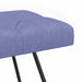 Bank met knoopverstelling Jeans Blauw 80 x 40 x 46 cm Stof