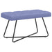 Bank met knoopverstelling Jeans Blauw 80 x 40 x 46 cm Stof