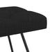 Bank met knoopverstelling Zwart 110 x 40 x 46 cm Stof