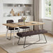 Bank met knoopverstelling Donkerbruin 110 x 40 x 46 cm Stof