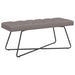 Bank met knoopverstelling Taupe 110 x 40 x 46 cm Stof