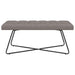 Bank met knoopverstelling Taupe 110 x 40 x 46 cm Stof