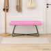 Bank met knoopverstelling Roze 110 x 40 x 46 cm Stof