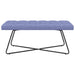 Bank met knoopverstelling Jeans Blauw 110 x 40 x 46 cm Stof