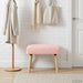 Bank Effen Roze 60 x 40 x 45 cm Bouclé