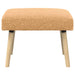 Bank Effen Beige 60 x 40 x 45 cm Bouclé
