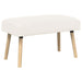 Bank Effen Crèmekleurig 80 x 40 x 46 cm Bouclé