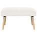 Bank Effen Crèmekleurig 80 x 40 x 46 cm Bouclé