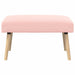 Bank Effen Roze 80 x 40 x 46 cm Bouclé