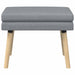 Dubbel Laagige Bank Lichtgrijs 60 x 40 x 46 cm Stof